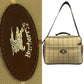 BURBERRY Shoulder Bag Canvas, Leather Brown Shadow Horse logo mens Used Authentic