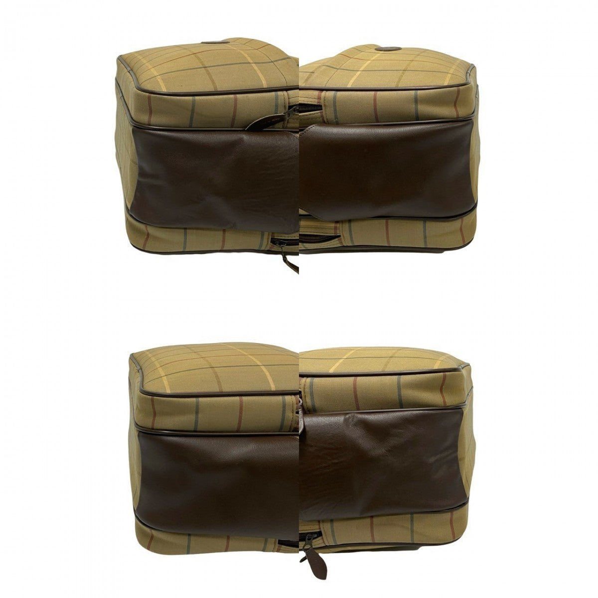 BURBERRY Shoulder Bag Canvas, Leather Brown Shadow Horse logo mens Used Authentic