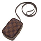 LOUIS VUITTON Shoulder Bag M61738 Damier canvas Brown Damier Ebene Etui Okapi PM Women Used Authentic