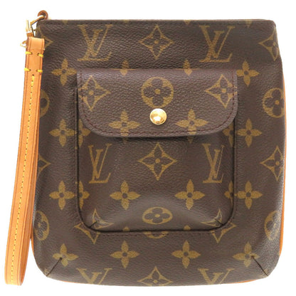 LOUIS VUITTON Pouch M51901 Monogram canvas Brown Monogram Partition Women Used Authentic