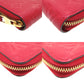 LOUIS VUITTON Long Wallet Purse M61865 Monogram Ann Platt Slys Monogram Unplant Zippy wallet Women Used Authentic