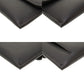 GIVENCHY Clutch bag leather black logo Women Used Authentic