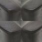 BURBERRY Handbag leather black Check Pattern Women Used Authentic