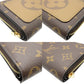 LOUIS VUITTON Bifold Wallet M81461 Monogram canvas Brown Compact wallet Monogram reverse Portefeuille Lou Women Used Authentic