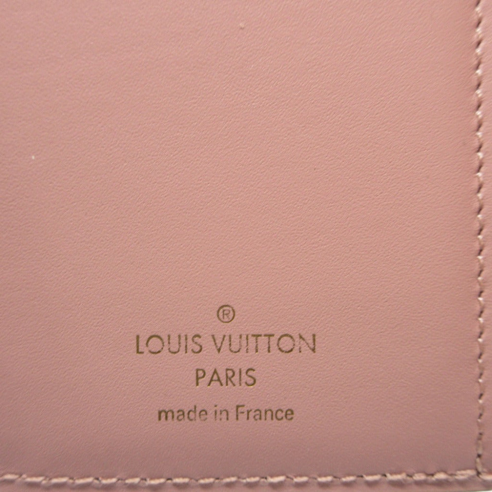LOUIS VUITTON Tri-fold wallet N60208 Damier canvas, leather Magnolia Compact wallet Damier Portefeuille Croisette Women Used Authentic