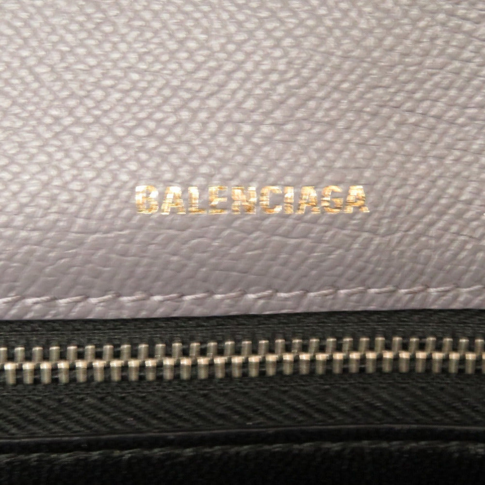 BALENCIAGA Shoulder Bag 542207 1570 leather gray Ville Daypack S Women Used Authentic