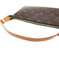 LOUIS VUITTON Pouch M51980 Monogram canvas Brown Monogram Pochette Accessories Women Used Authentic