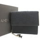 GUCCI Bifold Wallet 154182 GG canvas, leather black W Hook Wallet  Women Used Authentic
