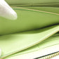 GUCCI Long Wallet Purse 658691 leather Light green Zip Around logo Women Used Authentic