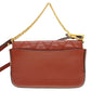 GIVENCHY Shoulder Bag leather Brown Women Used Authentic