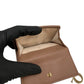 Dior Tri-fold wallet lambskin pink Lady Dior Women Used Authentic