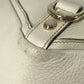 GUCCI Tote Bag 141472 leather white logo Women Used Authentic