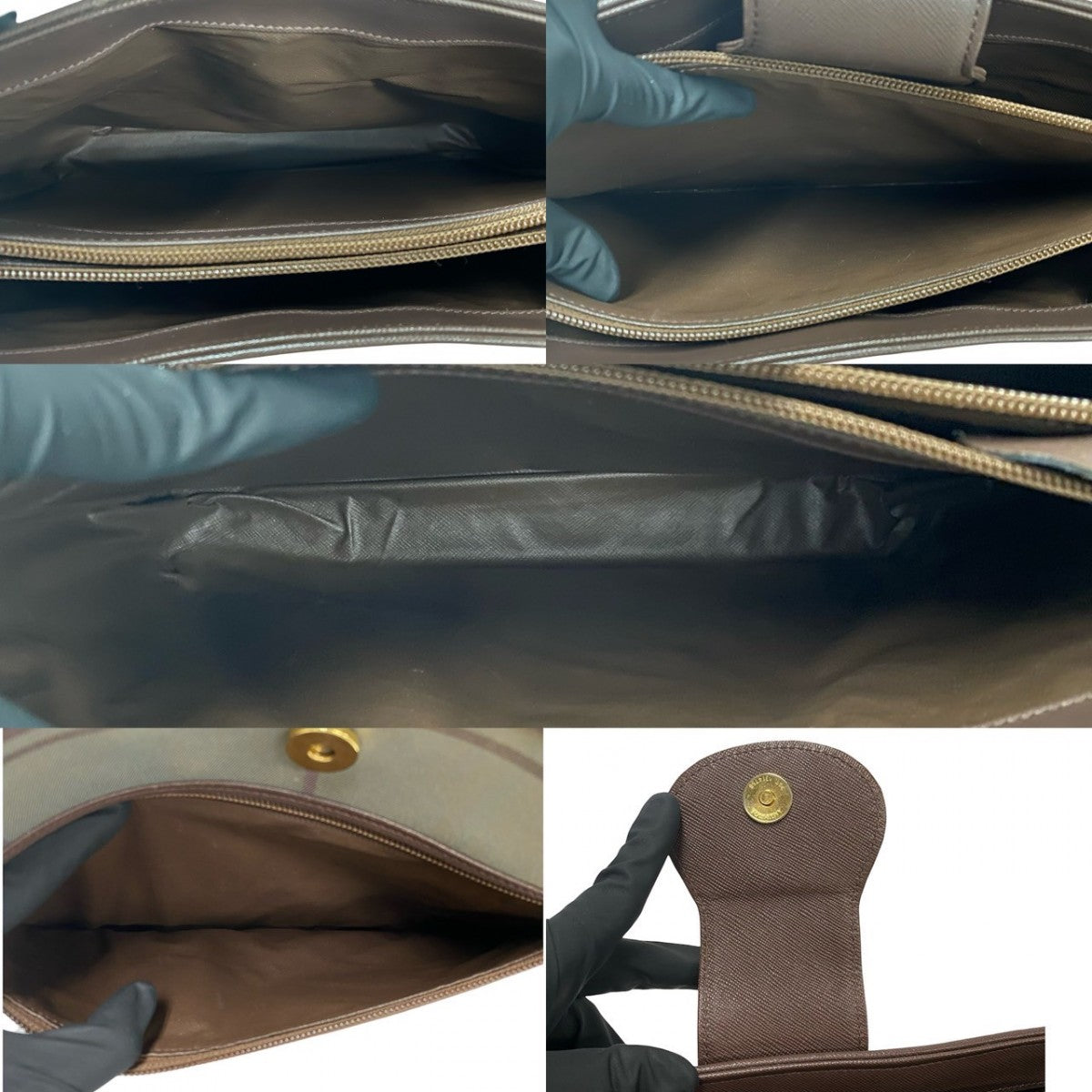 BURBERRY Shoulder Bag Canvas, Leather Brown Nova Check Shadow Horse logo Women Used Authentic