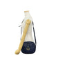 Dior Shoulder Bag Leather, PVC Navy Honeycomb Pattern Women Used Authentic