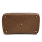 GUCCI Handbag 000123 Suede/Leather, Bamboo Brown Shoulder Bamboo handle Women Used Authentic