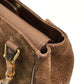 GUCCI Handbag 000123 Suede/Leather, Bamboo Brown Shoulder Bamboo handle Women Used Authentic