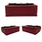 GUCCI Shoulder Bag leather Red Bamboo Old Gucci Women Used Authentic