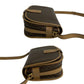 CELINE Shoulder Bag Leather, PVC Brown Macadam Blason Triomphe Pattern Women Used Authentic