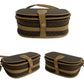 CELINE Shoulder Bag Leather, PVC Brown Macadam Blason Triomphe Pattern Women Used Authentic
