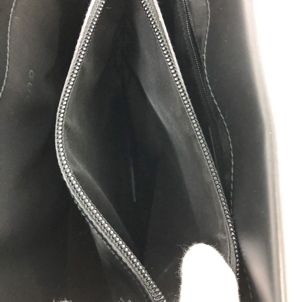 GUCCI Handbag 002058 leather black logo