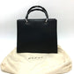 GUCCI Handbag 002058 leather black logo