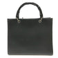 GUCCI Handbag 002058 leather black logo