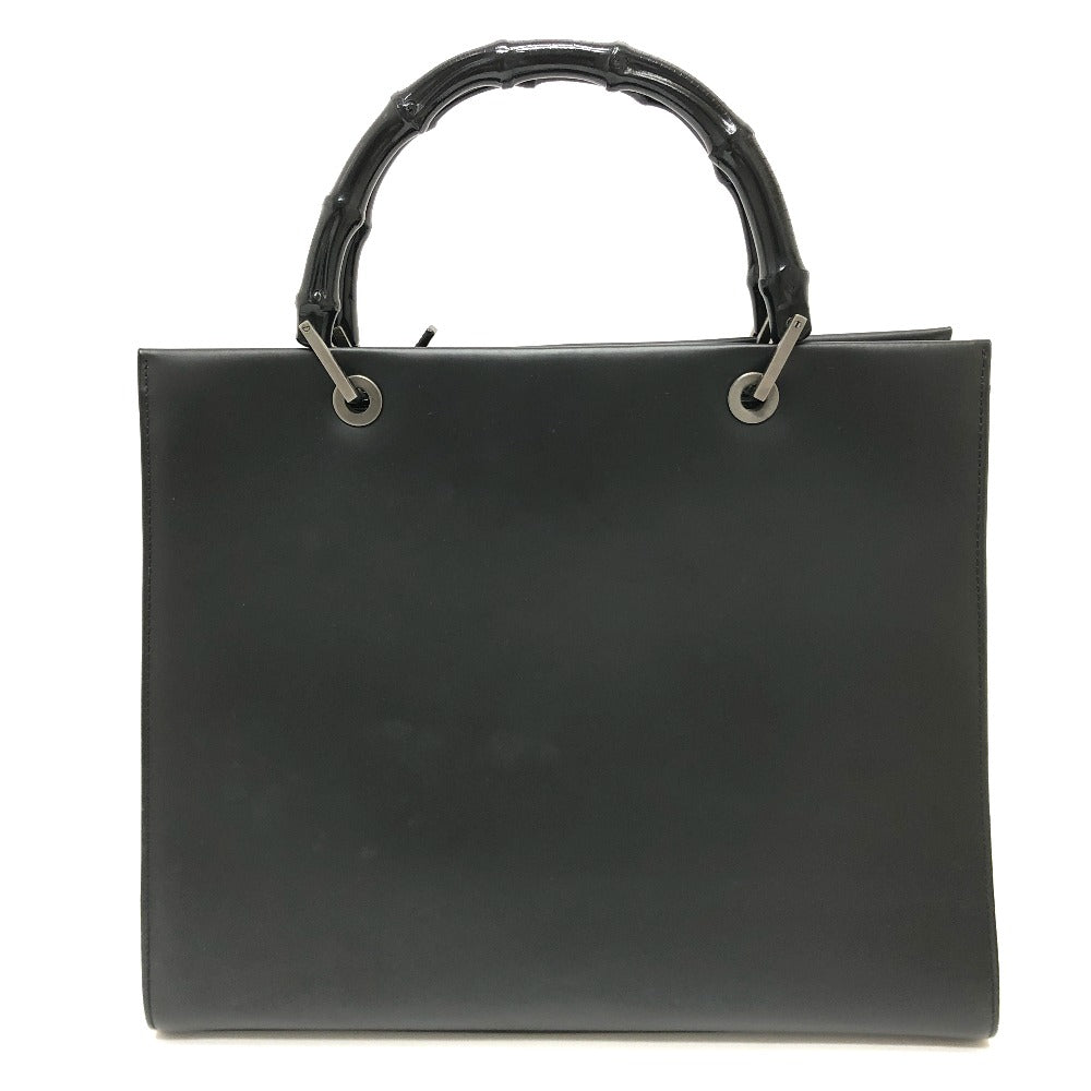 GUCCI Handbag 002058 leather black logo