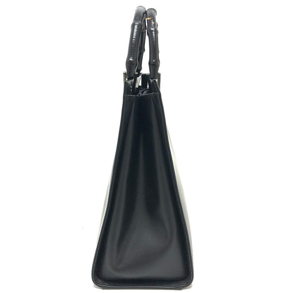 GUCCI Handbag 002058 leather black logo