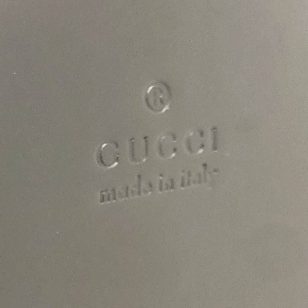 GUCCI Handbag 002058 leather black logo