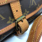 LOUIS VUITTON Shoulder Bag M42256 Monogram canvas Brown Saumur 30