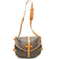 LOUIS VUITTON Shoulder Bag M42256 Monogram canvas Brown Saumur 30