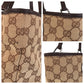 GUCCI Tote Bag 120336 GG canvas Beige brown