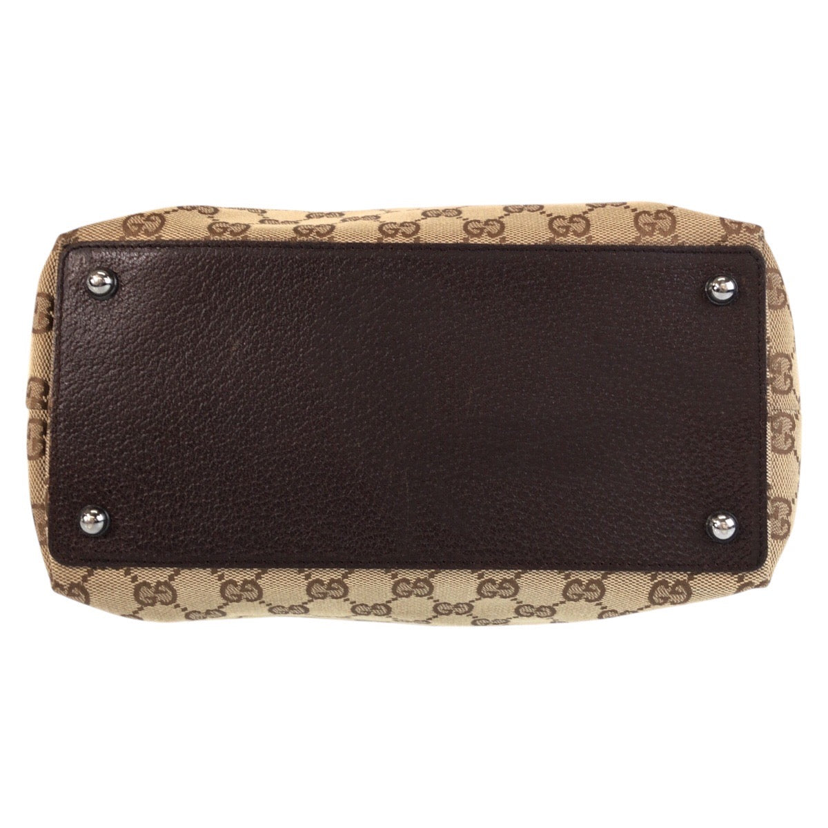 GUCCI Tote Bag 120336 GG canvas Beige brown