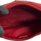 PRADA Handbag Nylon Red Triangle Logo Metal Women Used Authentic