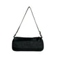 GUCCI Shoulder Bag Leather, Denim black logo Metal Sherry line Women Used Authentic