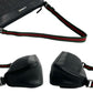 GUCCI Shoulder Bag Leather, Denim black logo Metal Sherry line Women Used Authentic