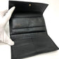 GUCCI Trifold wallet 257303 leather black Sima line GG