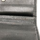 GUCCI Trifold wallet 257303 leather black Sima line GG