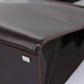 CELINE Hand Bag Leather Two Way Dark Brown Gold