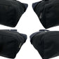 PRADA Shoulder Bag Nylon Navy Triangle Logo Metal Reversible Women Used Authentic