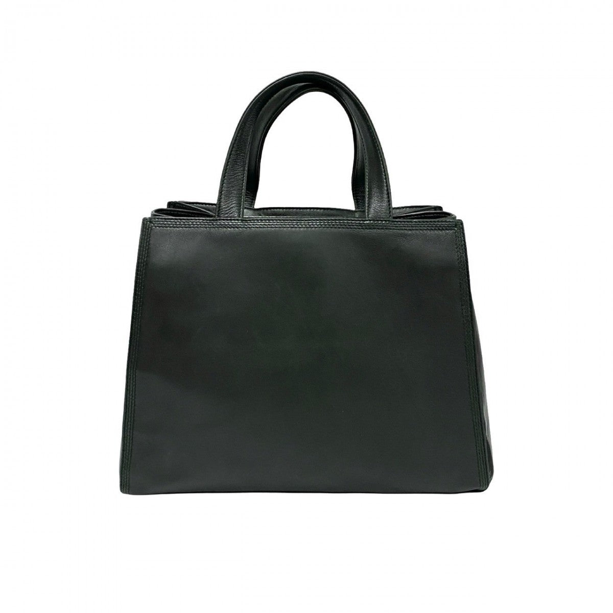 LOEWE Shoulder Bag leather green Anagram logo Women(Unisex) Used Authentic