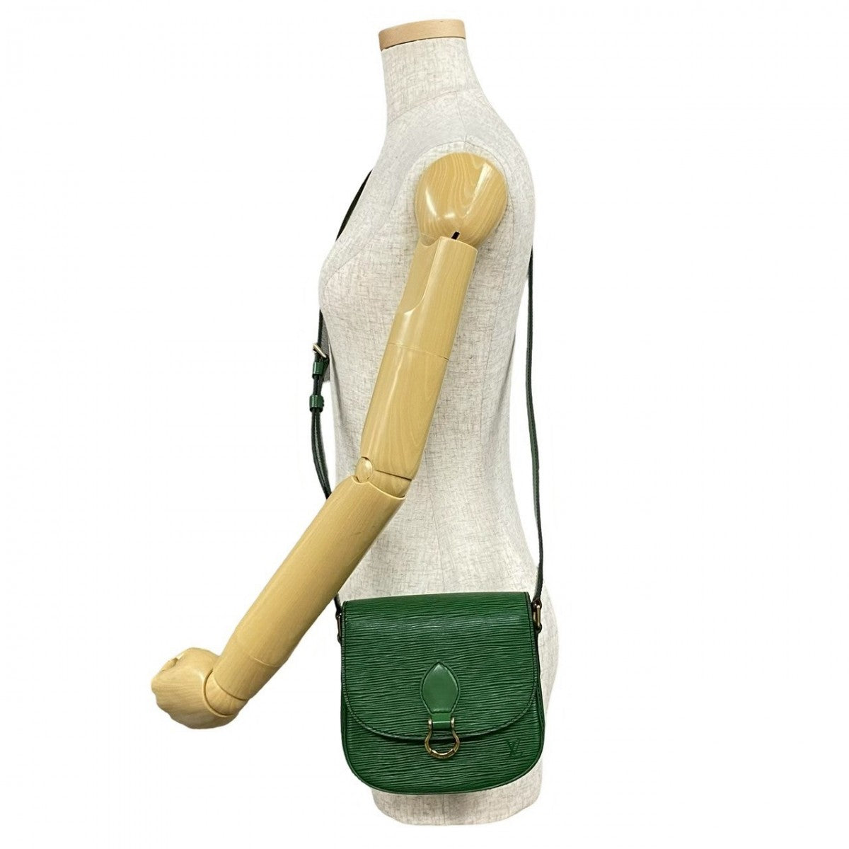 LOUIS VUITTON Shoulder Bag M52214 Epi Leather green Epi Mini Saint-Cloud