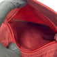 PRADA Shoulder Bag Nylon wine-red Triangle logo Metal Women Used Authentic