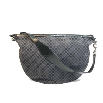 GUCCI Shoulder Bag 243308 canvas Black x gray Diamante Women Used Authentic
