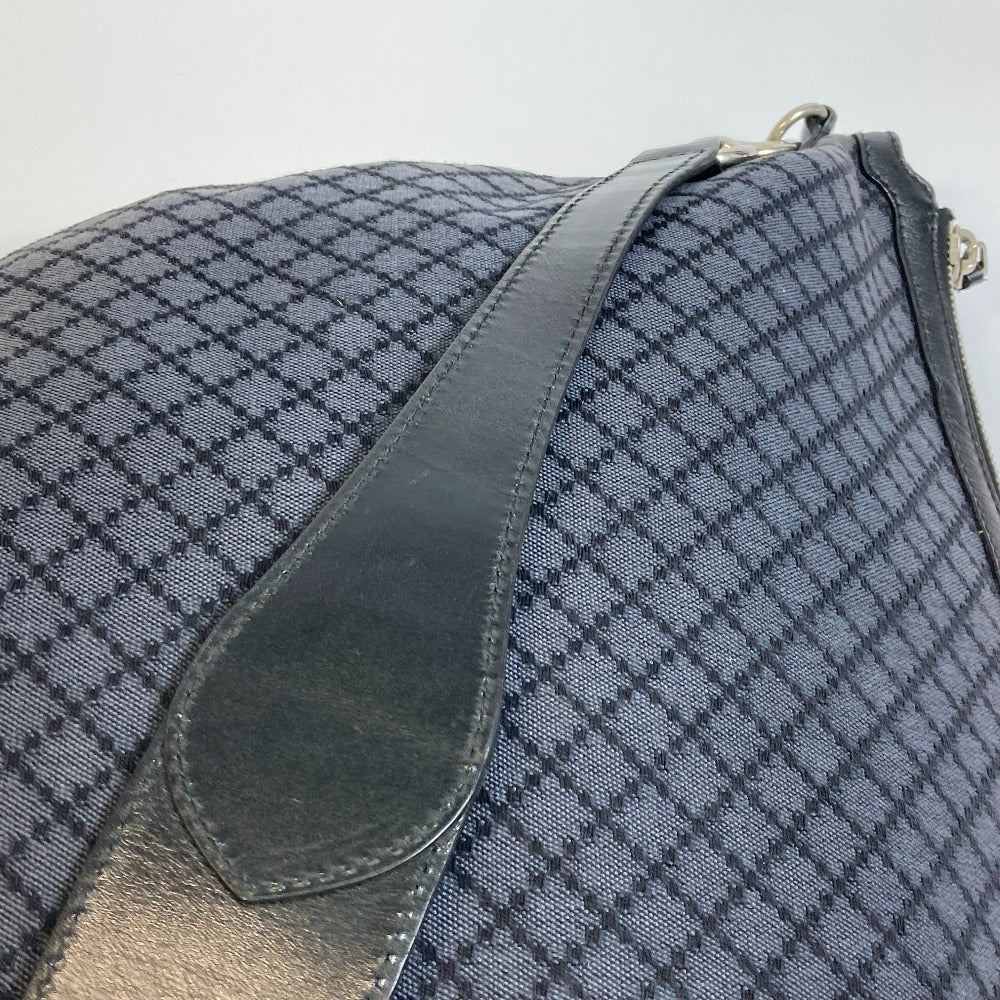 GUCCI Shoulder Bag 243308 canvas Black x gray Diamante Women Used Authentic