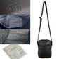 LOEWE Shoulder Bag leather Brown Anagram logo Women Used Authentic