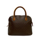 CELINE Shoulder Bag Leather, PVC Brown Macadam Brazon Women Used Authentic