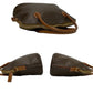 CELINE Shoulder Bag Leather, PVC Brown Macadam Brazon Women Used Authentic