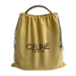 CELINE Handbag Calfskin, Leather beige logo Metal Women Used Authentic