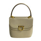 CELINE Handbag Calfskin, Leather beige logo Metal Women Used Authentic